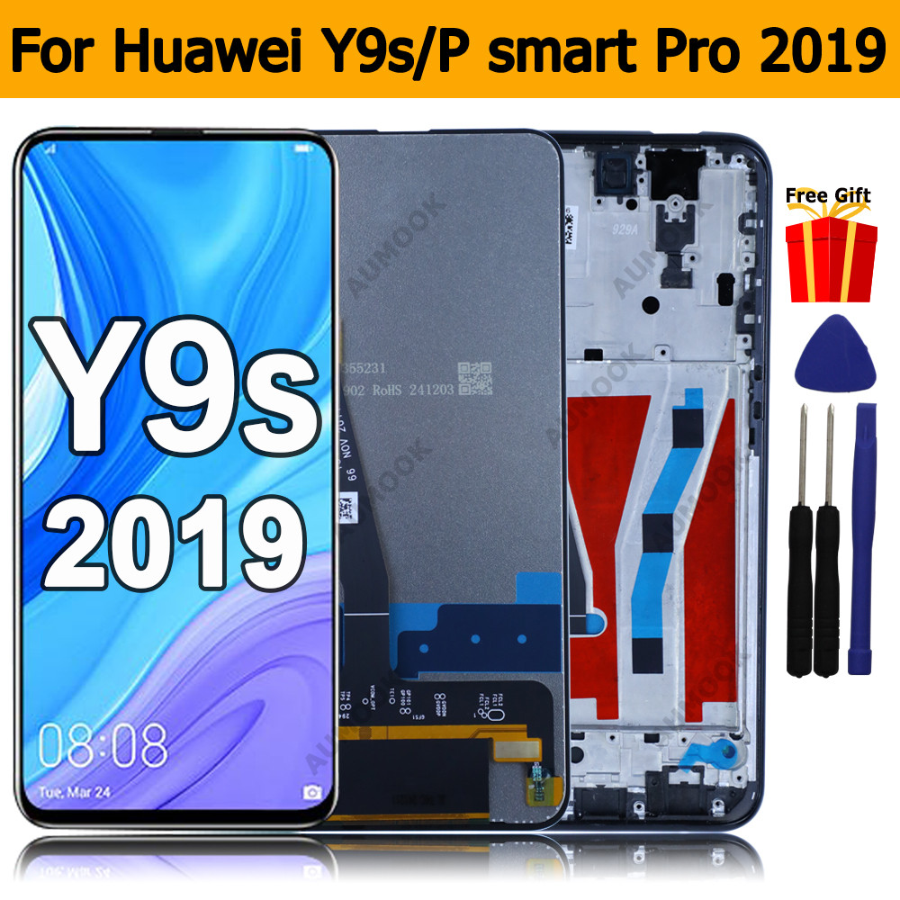 For Huawei Y9s STK-L21 STK-LX3 STK-L22 splay LCD for Huawei P smart Pro 2019 Tou Screen gitizer Asse