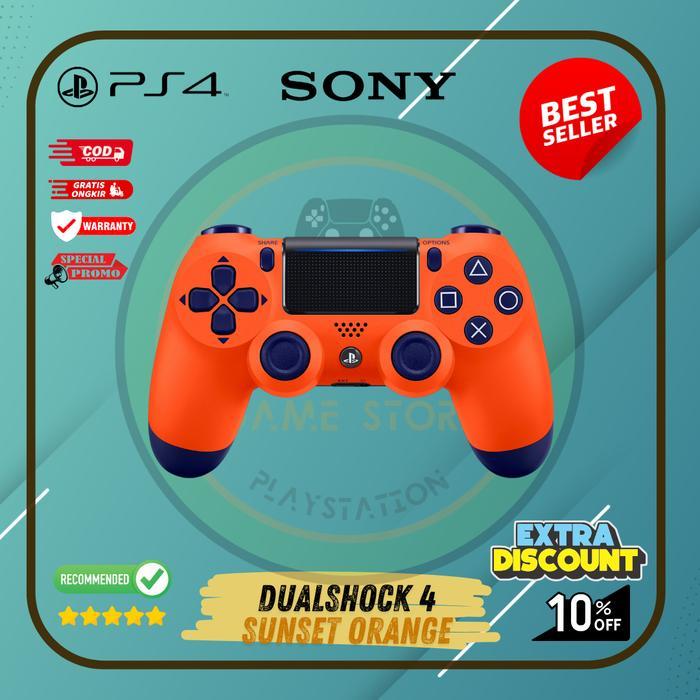 Stik Ps4 Wireless Controler Stik Ps4 Oripabrik Sunset Orange