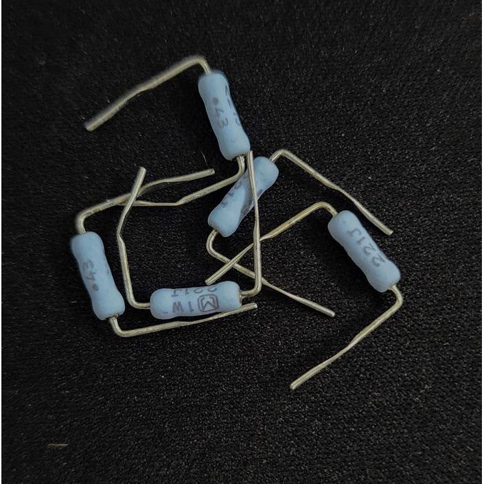 Resistor 1W 221J 220Ohm 220 Ohm Matsushita Panasonic - Harga per 5pcs BERKUWALITAS...