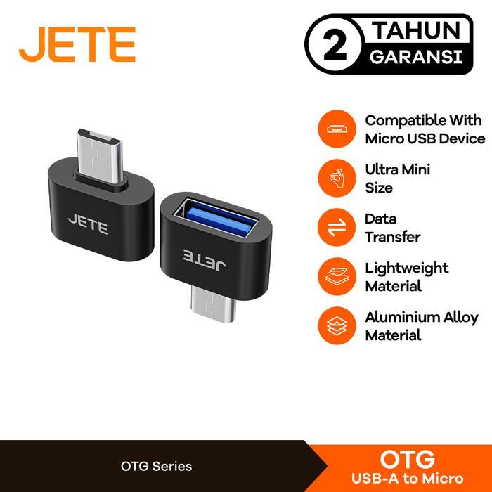 OTG Mini Micro to USB | Adapter Converte JETE OTG Micro USB