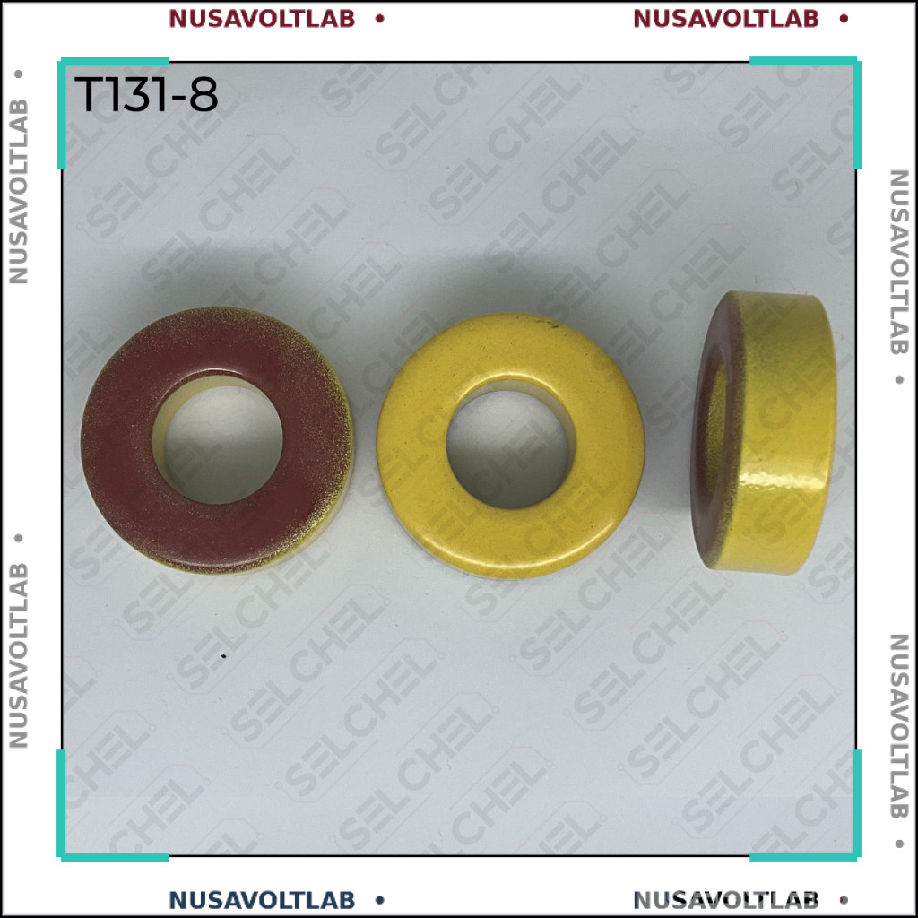 t131-8 toroid core merah kuning