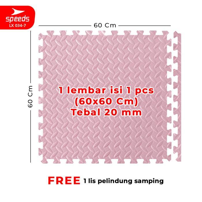 Le-Baby Store SPEEDS Matras Alas Puzzle Matras Eva 30x30cm Evamat Karpet Playmat Alas Lantai Lembut 