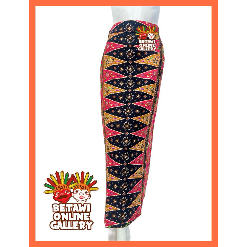 Rok Batik Betawi / Rok Span Tumpal Batik Betawi / Rok Batik Span