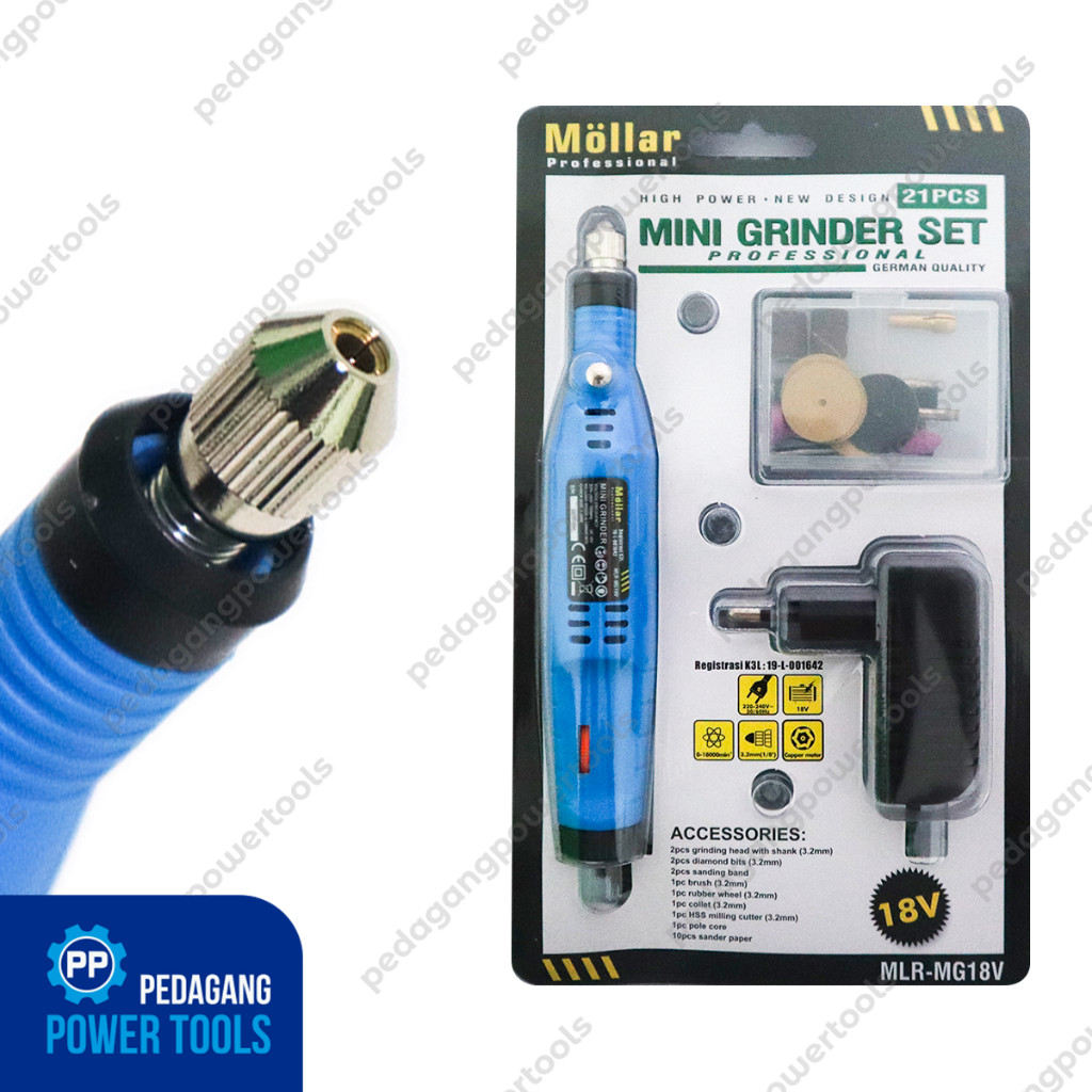 Mollar Mini Grinder Cordles 18V MG18V Blister