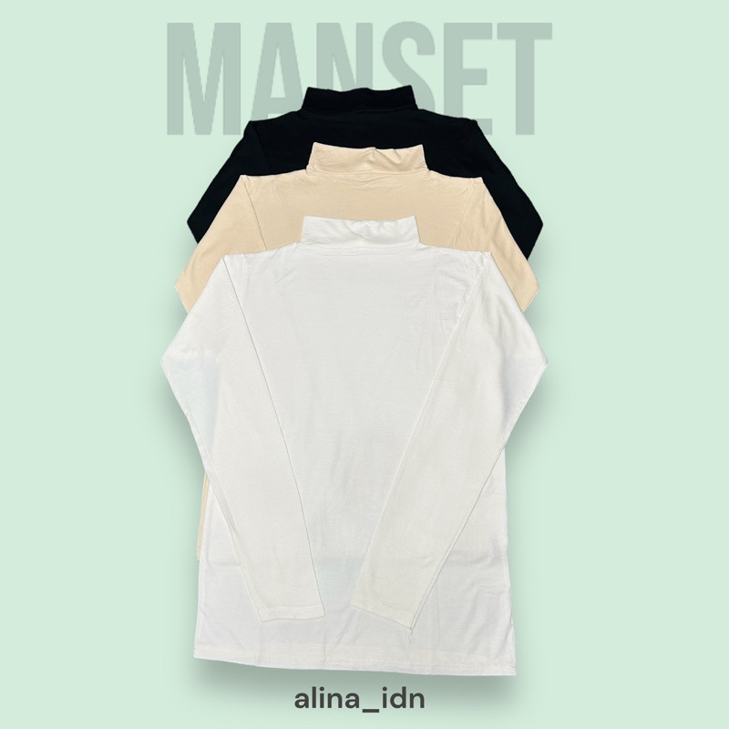 Manset Spandek Premium All Size / Manset Wanita / Manset Lengan Panjang / Manset Basic / Manset Prem