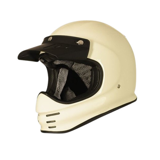 ORIGINE VIRGO DISTINGUISHED CREAM GLOSS | HELM FULL FACE | RETRO HELMET