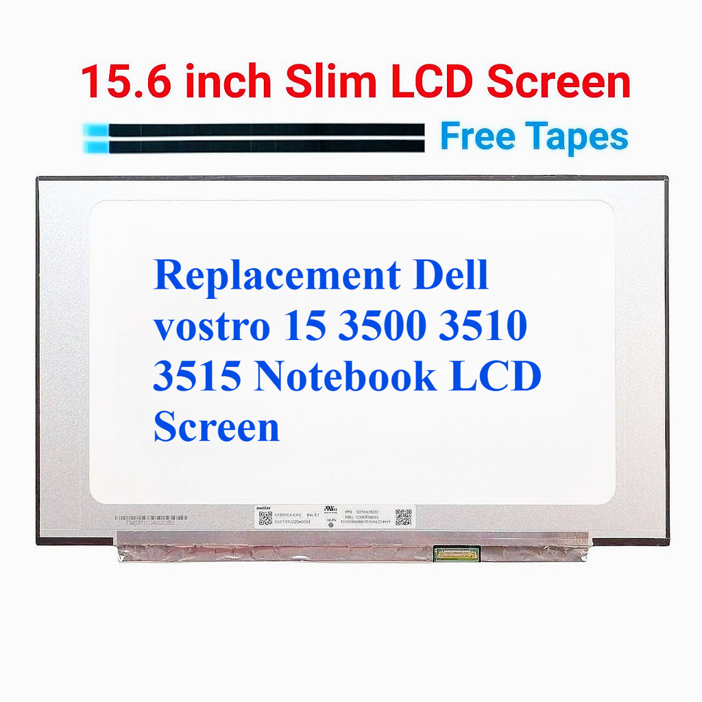 Replacement 'Dell vostro 15 3500 3510 3515 Notebook LCD Screen