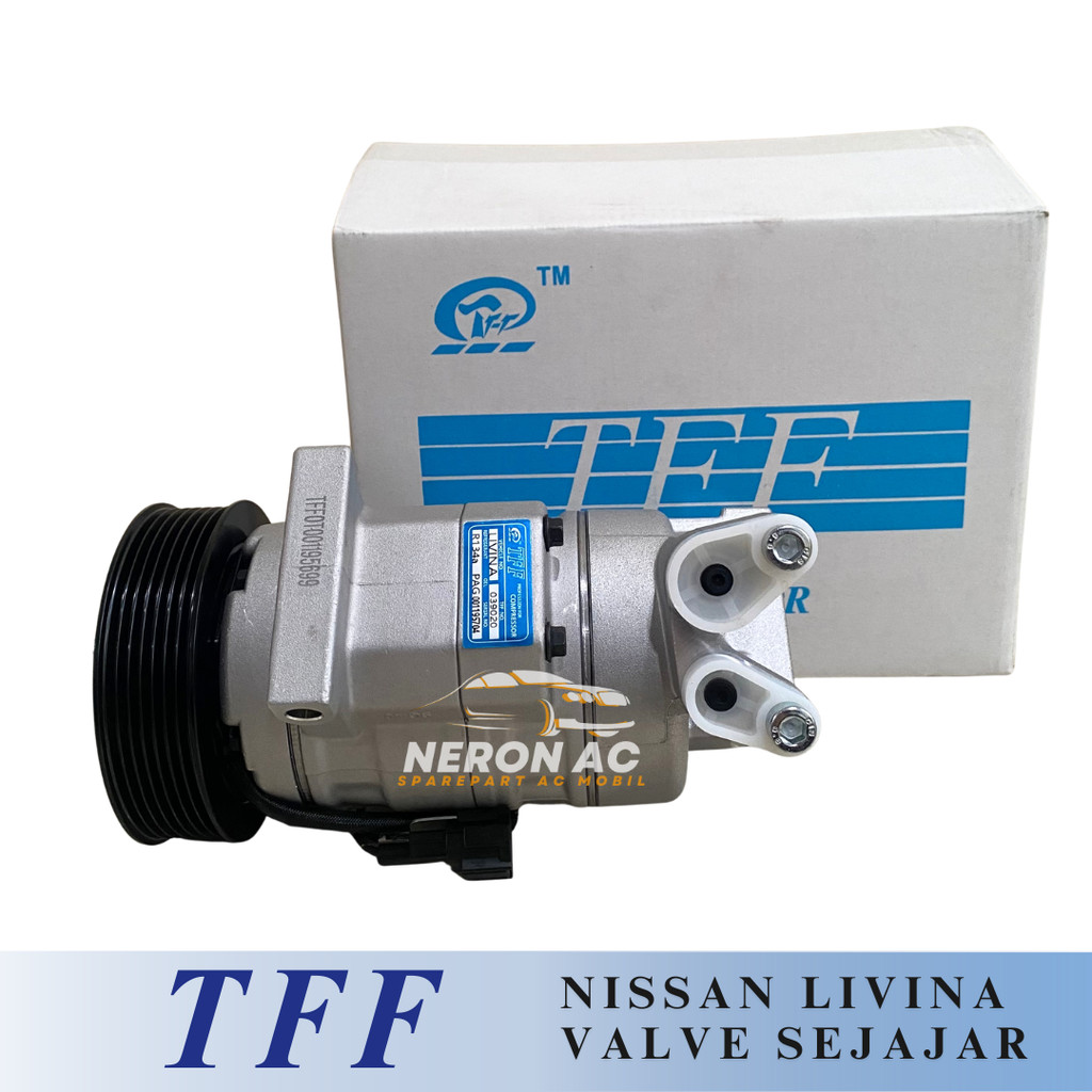 KOMPRESOR AC MOBIL NISSAN GRAND LIVINA VALVE SEJAJAR TFF 039020