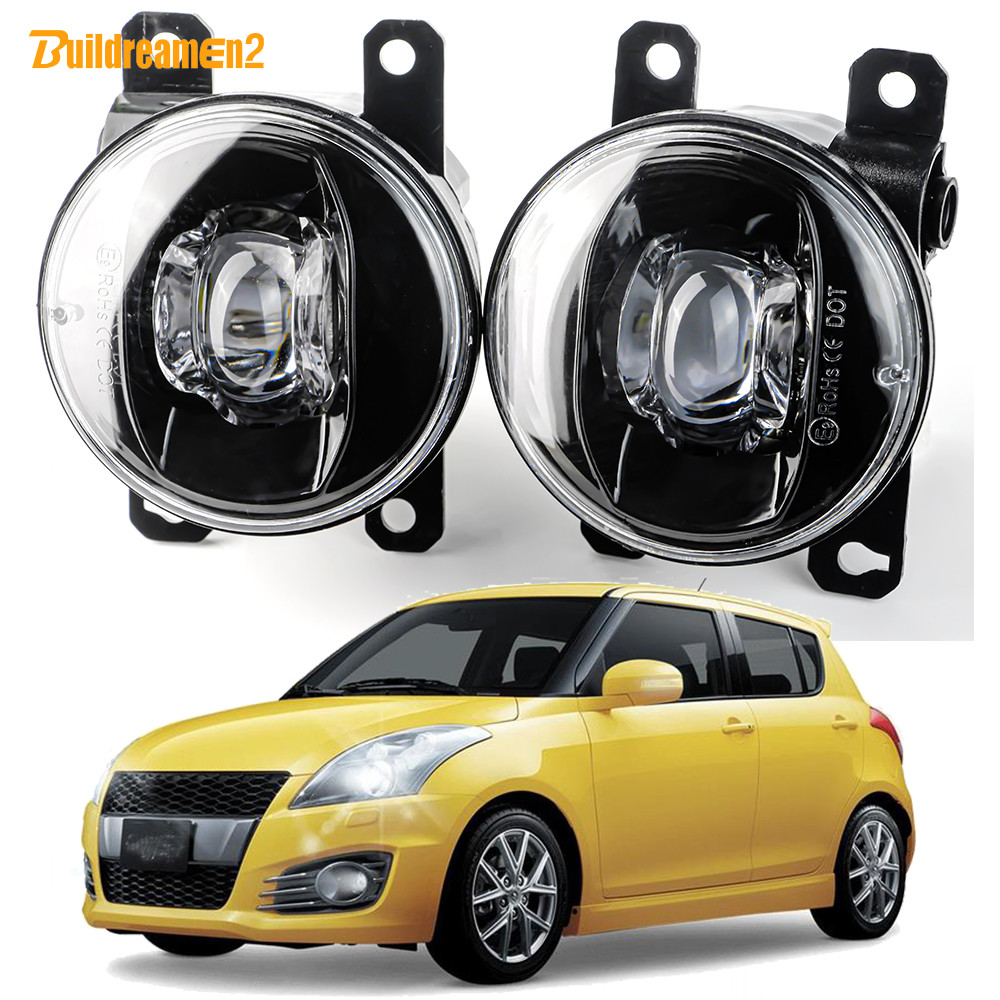2 Buah Lampu Kabut Depan Mobil 30W LED Lensa Lampu Kabut H11 Untuk Suzuki Swift Sport 2007-2023