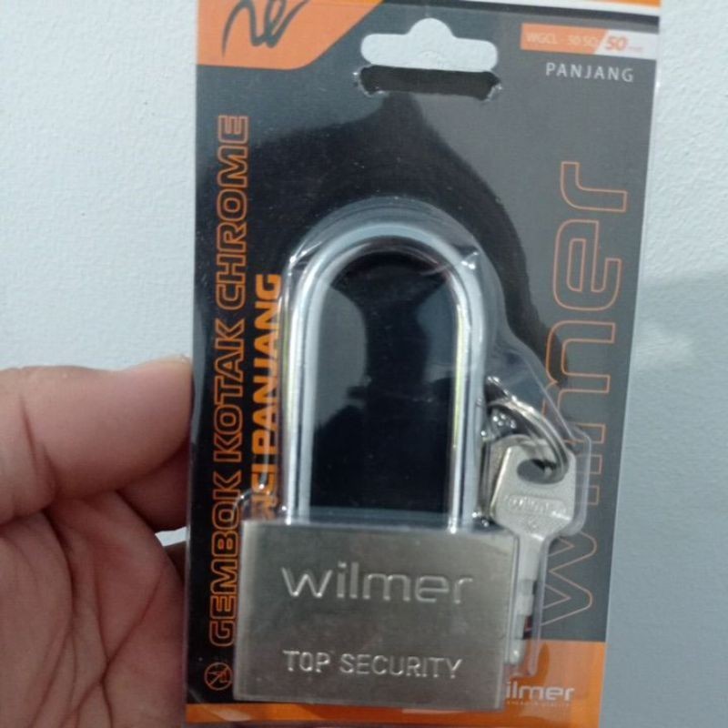 Gembok Wilmer 50 mm Long / Gembok 50 mm Leher Panjang / Gembok Pagar