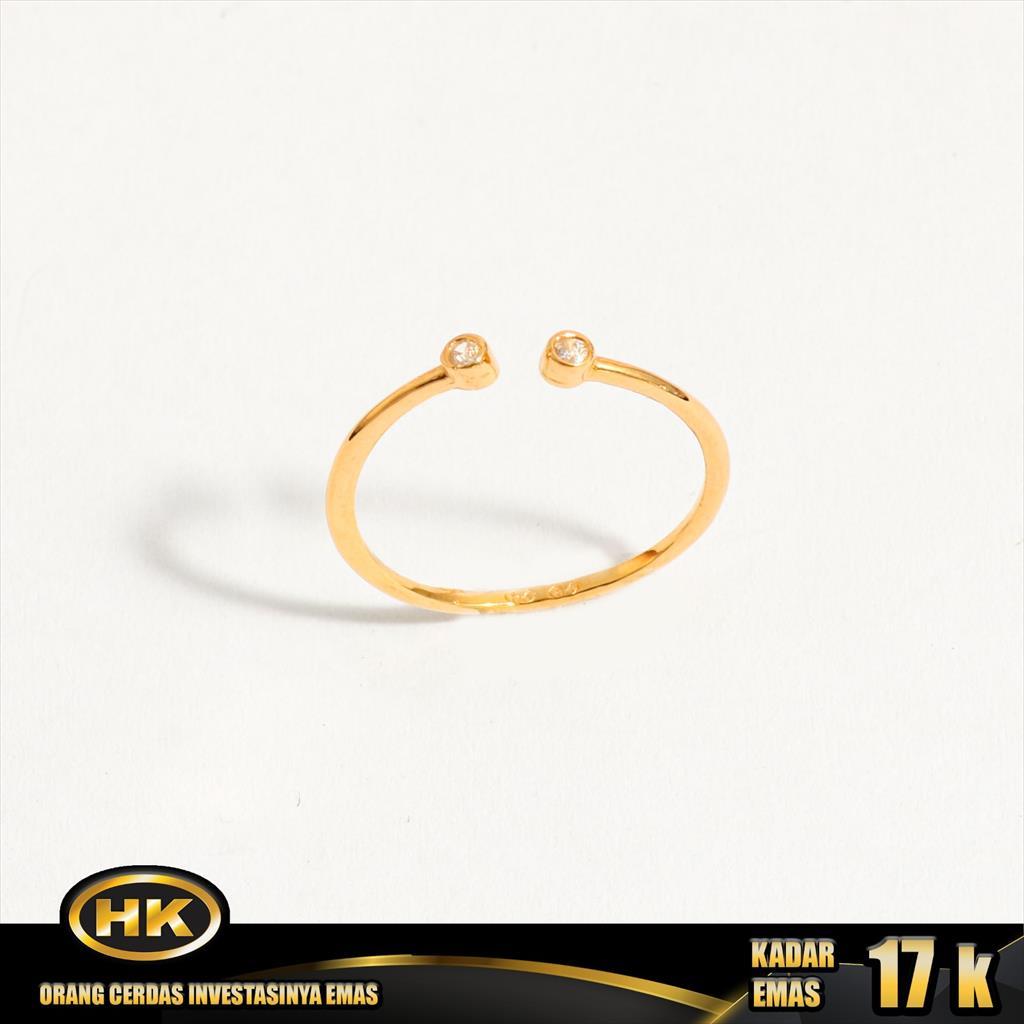 Cincin Emas 17K - Type 57 - HK Gold