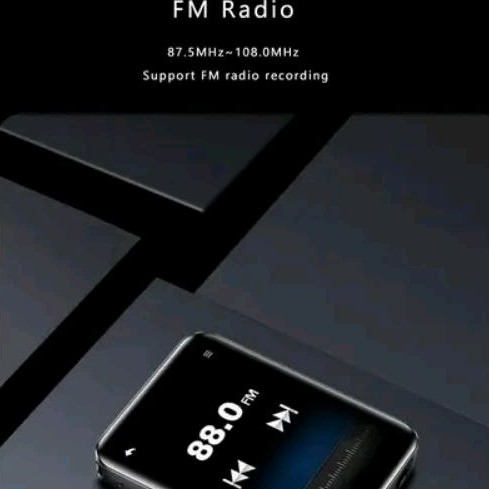 Promo Murah Benjie X1 Layar Sentuh Bluetooth video metal mp3 Player portable FM radio iPod nano Walk