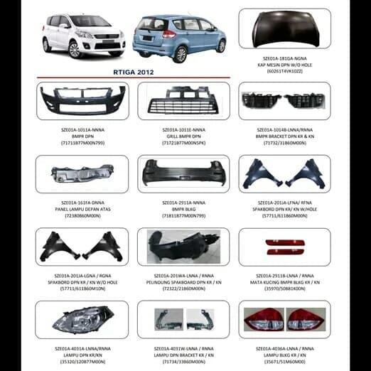 Bemper bumper depan ertiga r3 nhf bermutu