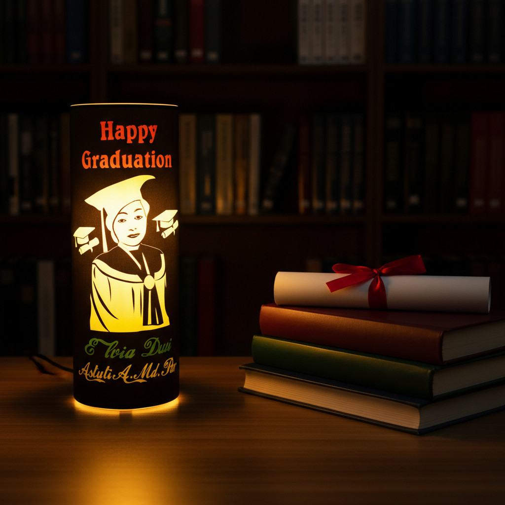 Kado Wisuda / Souvenir Wisuda / Hadiah Wisuda - Lampu Hias