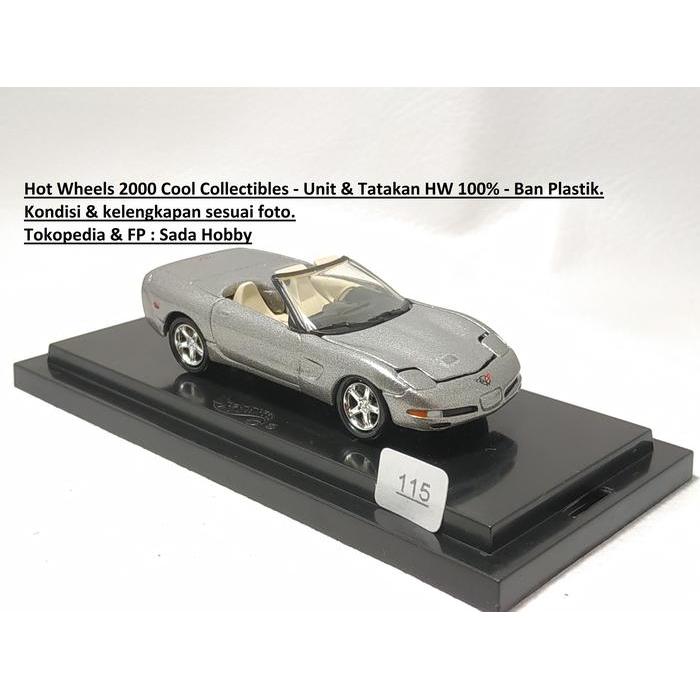 Hot wheels 2000 Cool Collectibles 1998 Chevrolet Corvette Spider Silver