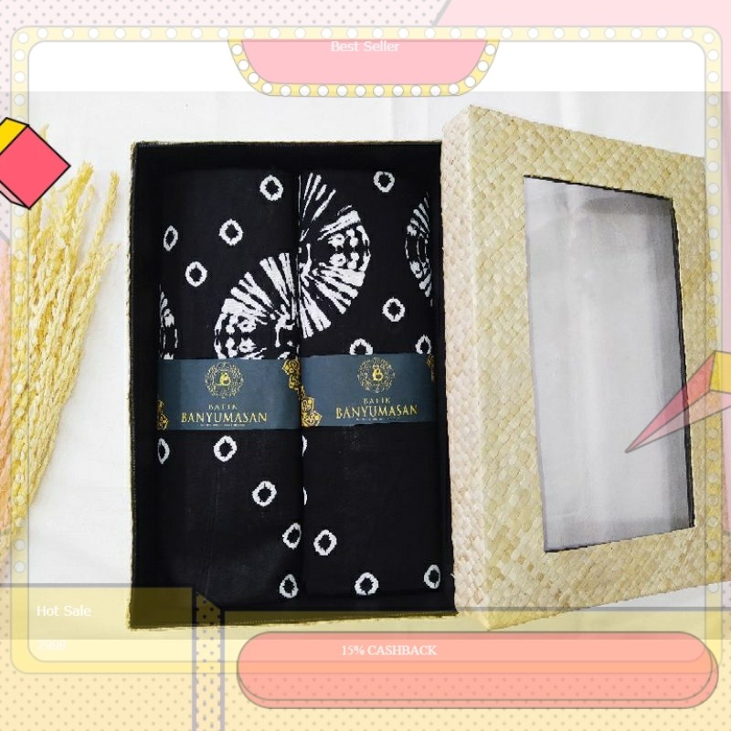 KADO PERNIKAHAN PREMIUM 2 KAIN BATIK COUPLE / HAMPERS BATIK EXCLUSIVE / HAMPERS WEDDING/ KADO ULANG 