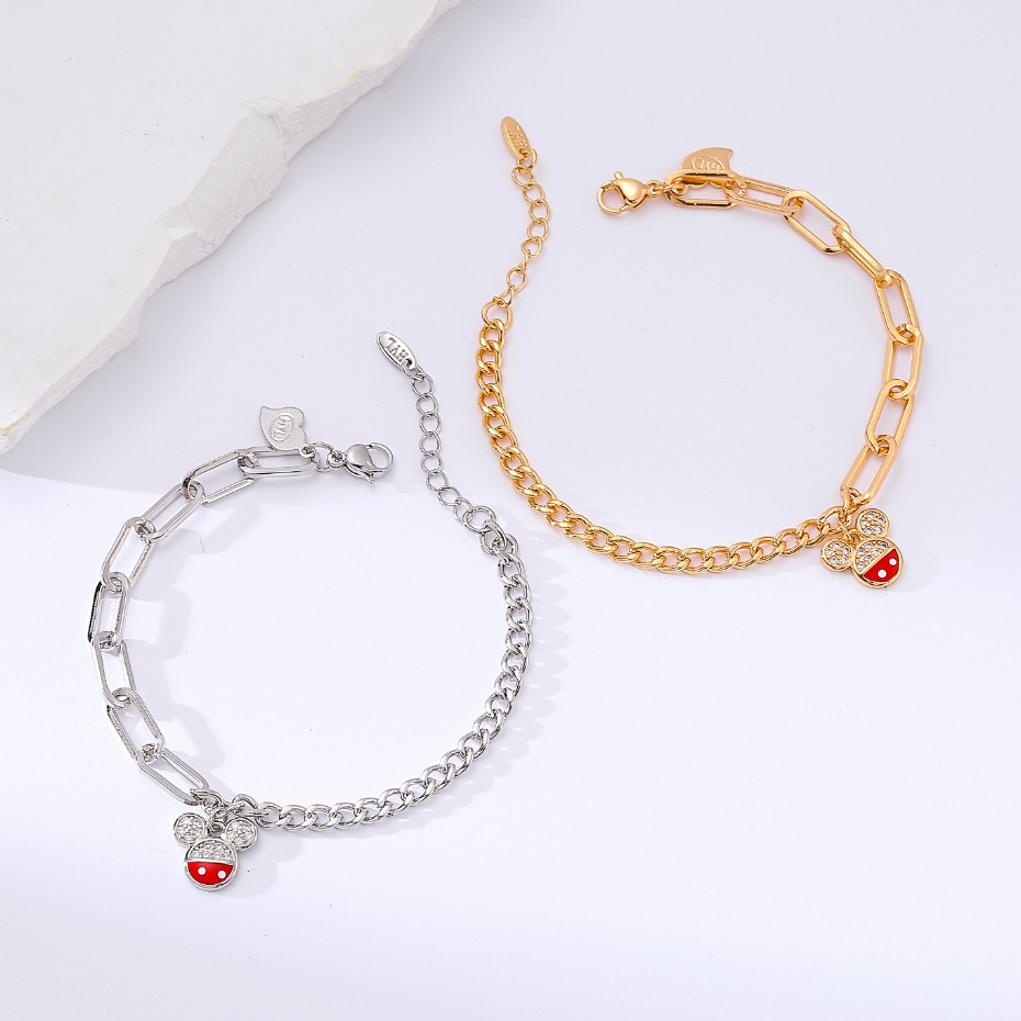 677B Gelang Anak Titanium Bangle Segar Bracelet Terbaru Perempuan Emas Bayi Muda Asli Laki Laki Lucu