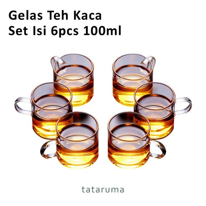 Cahaya Sutra shop KOGA - Gelas teh 120ml isi 6