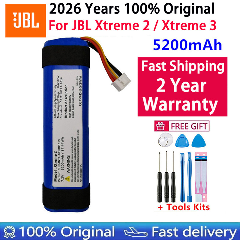 100% Original 5200mah Wireless Bluetooth Speaker battery for JBL xtreme2 2nd Player xtreme3 Xtreme 2