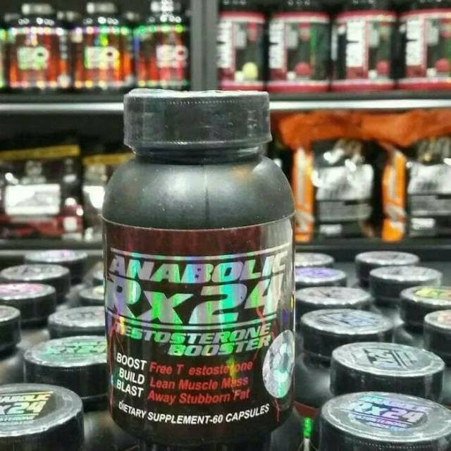 ( Terlaris) ASLI Anabolic Rx 24 - Anabolic Rx 24 Herbal Testosteron Booster RX 24  Suplemen Penambah