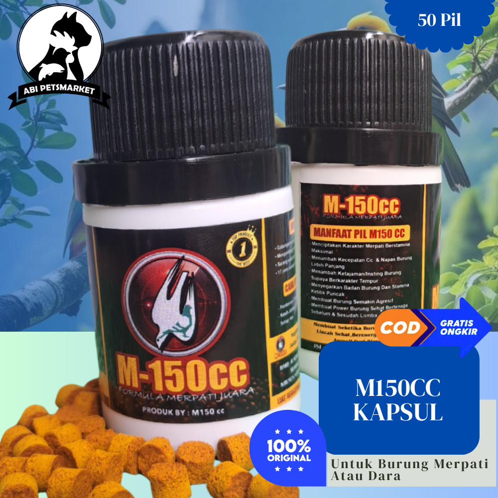 M150CC Pil Isi 50pcs Ramuan Merpati Juara Vitamin Burung Dara