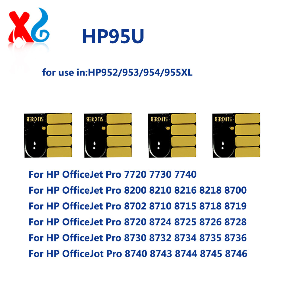 HP95U ARC ip 955 952 953 954 Cartridge For hp officejet pro 7740 8210 8710 8720 8730 Printer Refill 