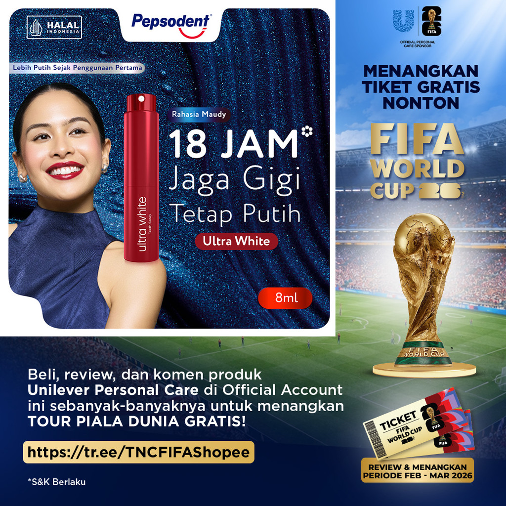 Pepsodent Ultra White Teeth Protection Spray 8ml | Serum Spray Semprotan Pemutih dan Pelindung Gigi