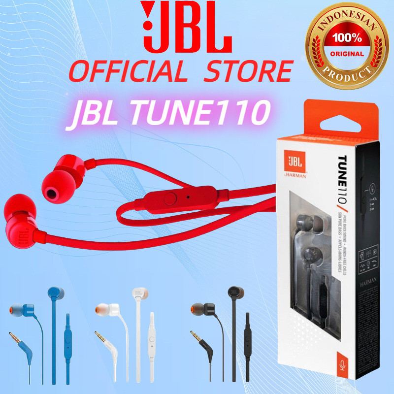 JBL Tune 110 Original Earphone Extra Bass