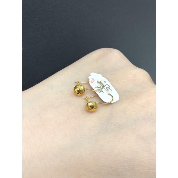 Anting Desy Emas Muda Asli 2gram Kadar 875 Ada Surat
