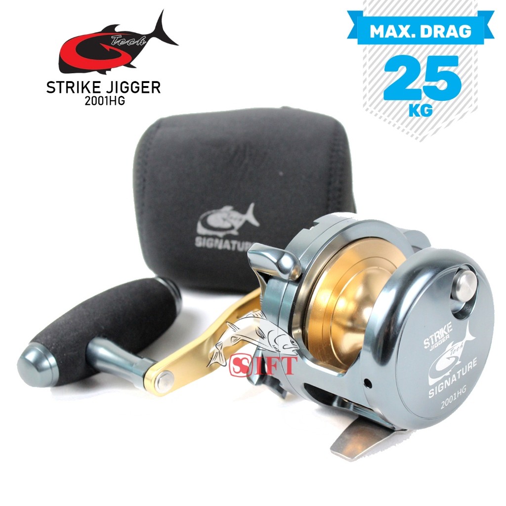Reel OH G-TECH STRIKE JIGGER SW 1501 2001 | Saltwater | Laut Dasaran Light to Jigging Over Head Resm