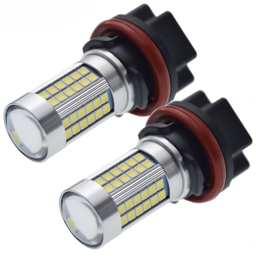 2Pcs LED Headlight For Honda PCX125 PCX150 Yamaha Suzuki HS5 P23T Motorcycle Motorbike Bulb White Hi