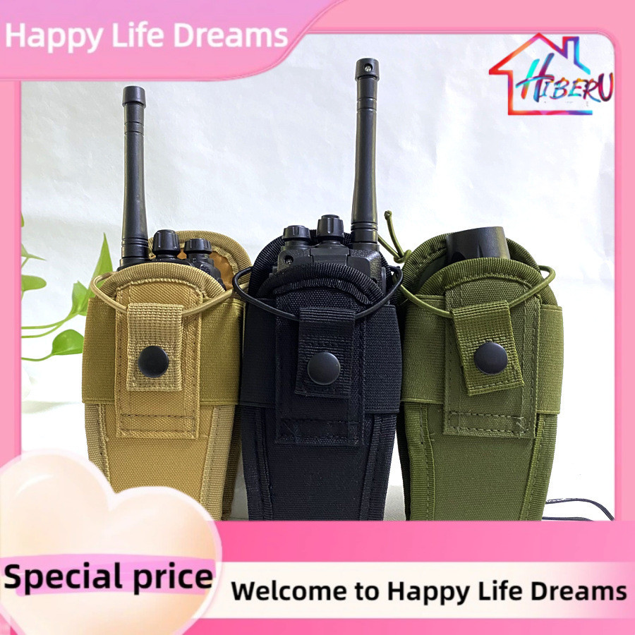 Sarung Pelindung Radio Komunikasi Gaya Tactical Outdoor Serbaguna Tas Selempang Aksesori Militer