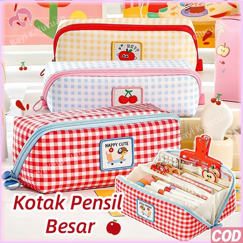 Tempat Pensil Kotak Kartun Kotak Pensil Kotak Besar Berkapasitas Besar Pensil Sekolah Kotak Pensil L