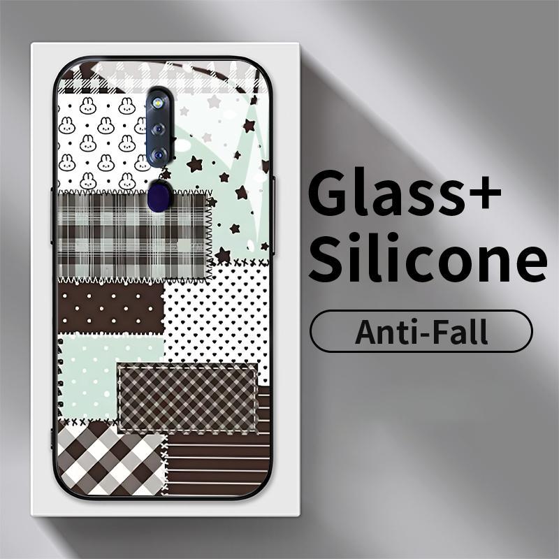 Tempered Glass Case OPPO F11 Pro F9 F5 Youth F27 F7 F15 F17 F19 F19s F1s F21 4G F21s F23 F25 Find X3