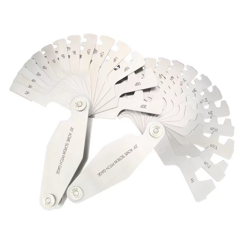 T Thread Gauge ACME 29 / 30 Optional Screw Pitch Measuring Tool Screw Thread Pitch Gauge