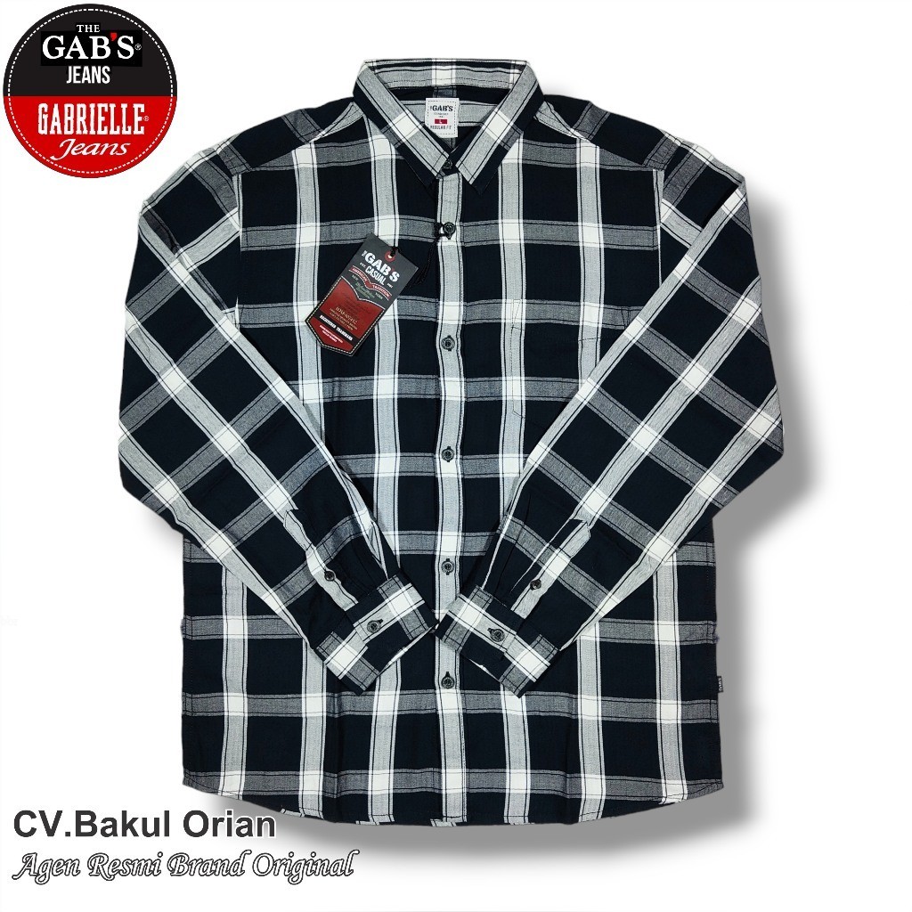 Kemeja Pria Baju Cowok Gabrielle Regular - HA03318RV