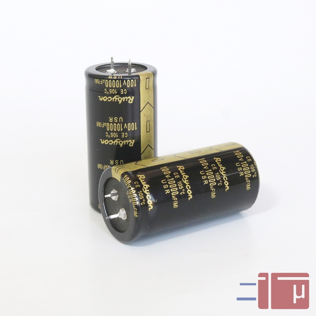 Elco 10000uf 100V Rubycon Hitam