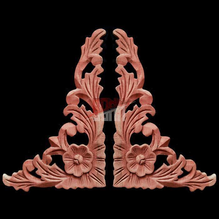 Ornamen Ukir Tempel kayu model sudut /ornamen ukir tempel kayu mahoni