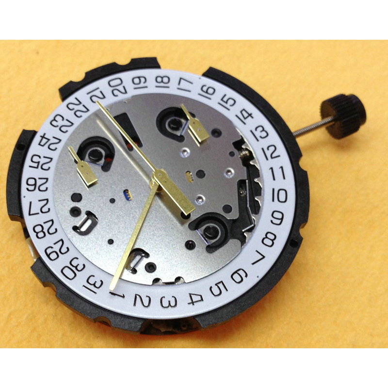 New ETA G10.211 Date At 4 O'Clock Swiss Chronograph Quartz Watch Movement