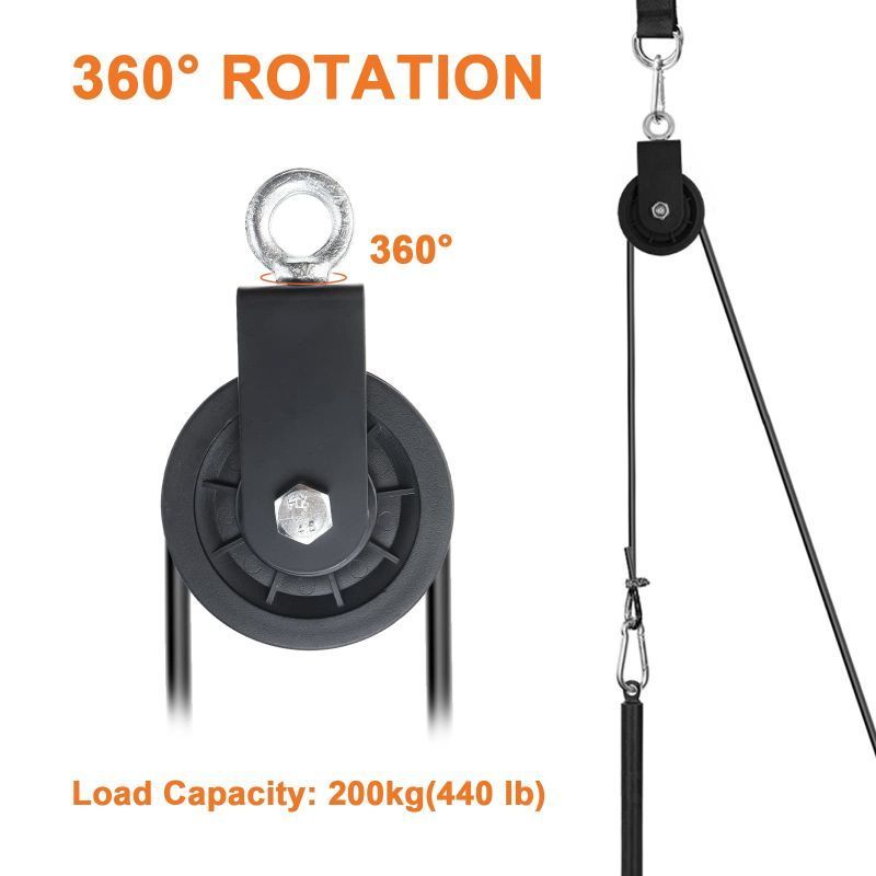 88Mm Katrol Buat Gym Roda Kabel Peralatan Gym Katrol Fitness Katrol Pulley Gym Untuk Peralatan Gym