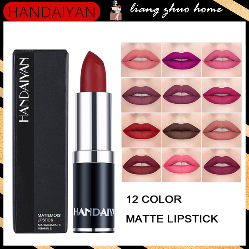 HANDAIYAN Tahan Air Lipstik Beludru Bibir Matte Lipstik Makeup Lip Gloss