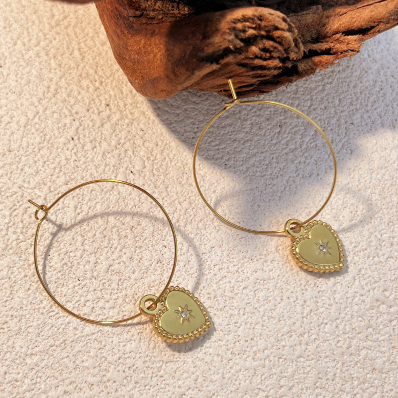 Anting stainless steel grosir cinta titanium baja perhiasan telinga