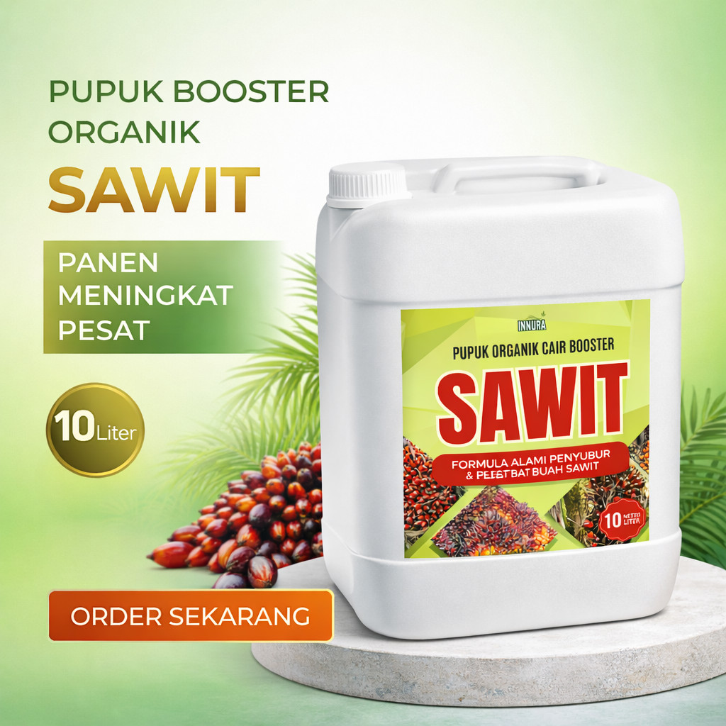 10 LITER PUPUK BOSTER BUAH SAWIT | PUPUK SUPLEMEN PENINGKAT PRODUKSI BUAH SAWIT