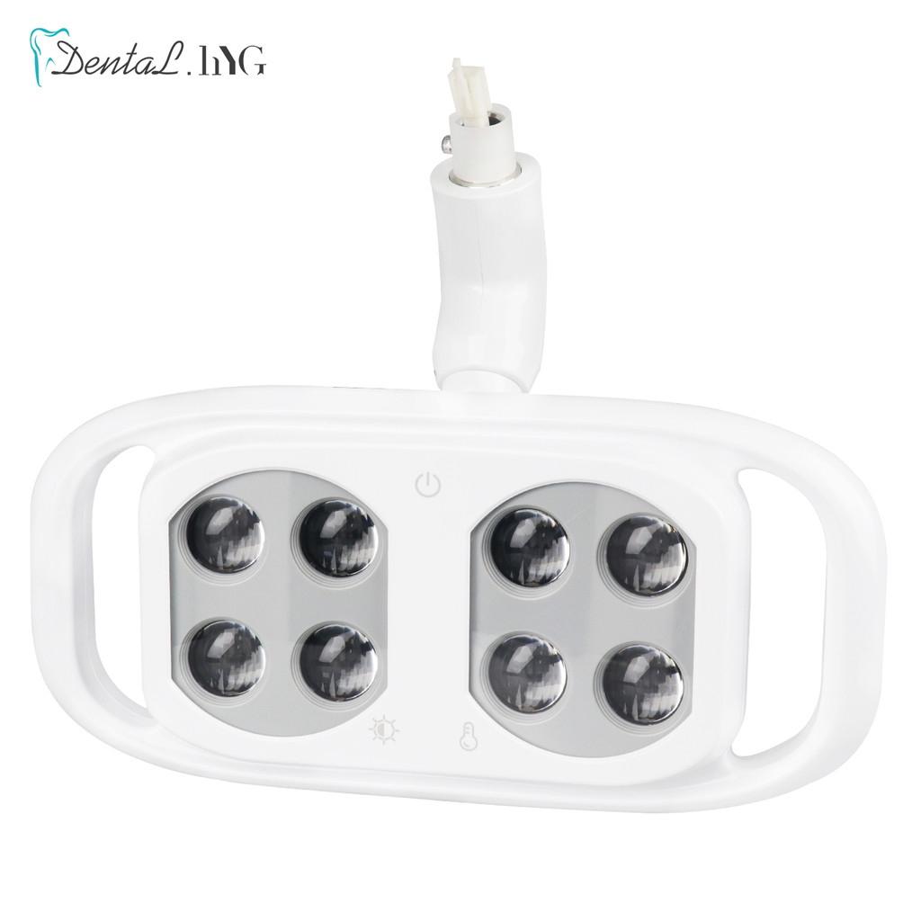 Lampu LED Gigi 8LED, Lampu Oral untuk Operasi Kedokteran Gigi, Lampu Sorot Inframerah Induktif untuk