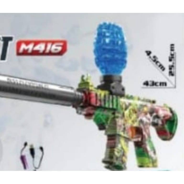 MICHELLE ONLINE SHOP MAINAN ANAK TEMBAKAN JELLY WATER GUN BOMB MP5 GUN AUTOMACHINE