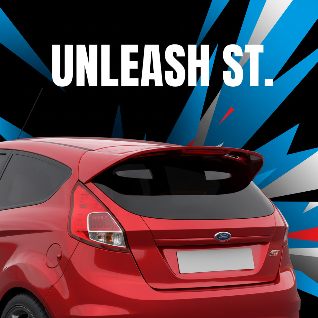 bodikit spoiler ford fiesta st sayap belakang ford fiesta