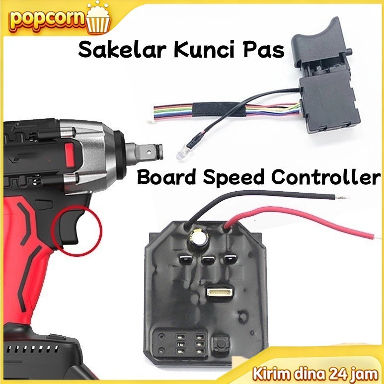 Saklar Switch Trigger Modul Board Esc Speed Controller Impact Wrench Drill Brushless Jld Nagawa Sakl