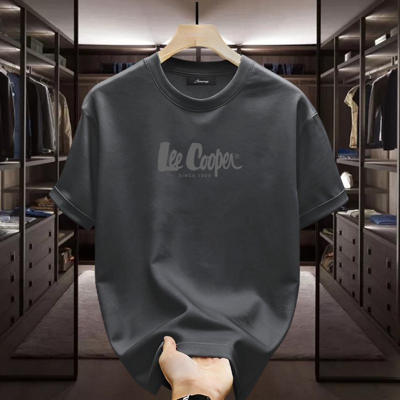 Kaos Lee Cooper Pria Resmi Original Model Casual Modern Stylish Nyaman Lengan Pendek T-shirt Fashion