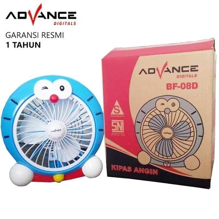 { DORAEMON } Kipas Karakter / kipas duduk Advance BF-08D Doraemon