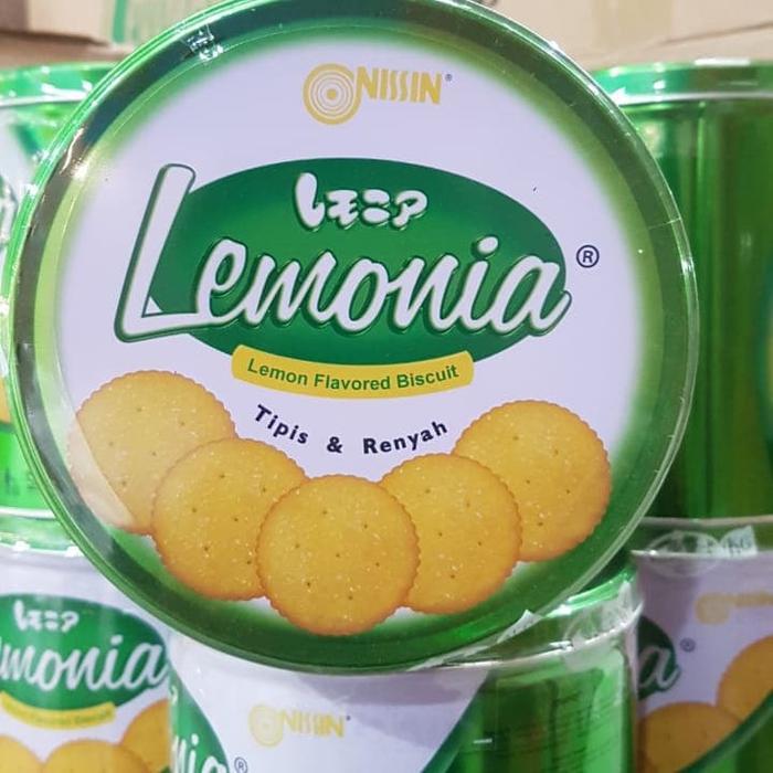 PROMO  Nissin Lemonia 700gr-Nissin Lemonia Kaleng-Biskuit Kaleng-Grosir Murah